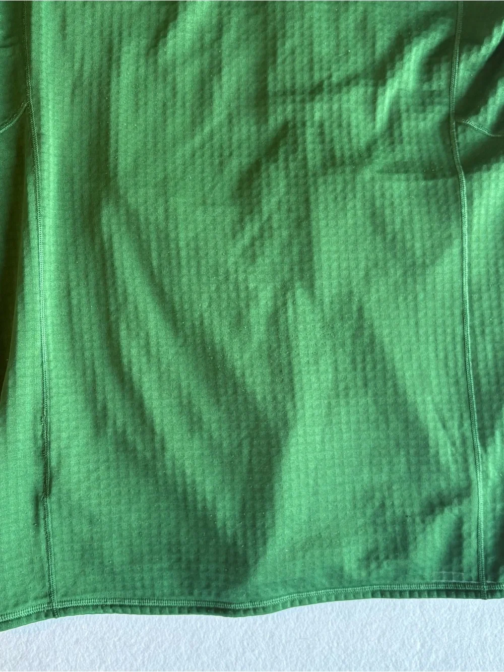 Patagonia Men's XL R1 Full-Zip Jacket Hunter Green Polartec Grid Fleece Fall2015